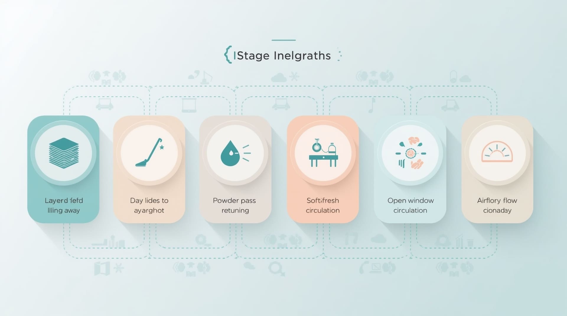 Step-by-step visual process for deodorizing a mattress from stripping to airing